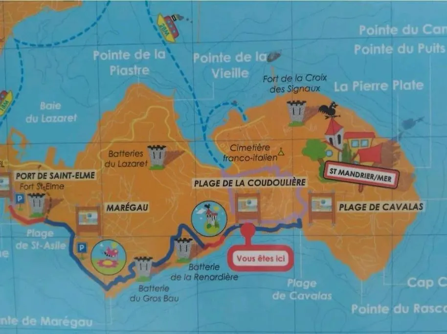 Saint-Mandrier Ou La Presqu'Ile De Beaute Apartment 0*, Saint-Mandrier-sur-Mer